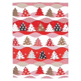Kracht Half-Linen Kitchen Towel Winter Forest 50 x 70 cm Pack of 3