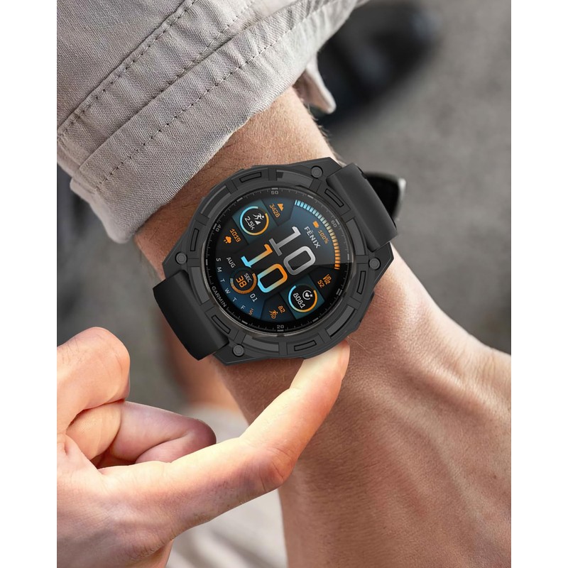 Miimall TPU Case Compatible with 47 mm Garmin Fenix 8
