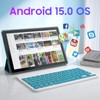 RUIQIAI Tablet Android 15, 2 in 1 Tablets 10 inch