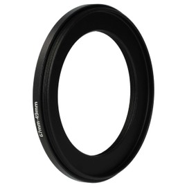 vhbw Metal Step Down Filter Adaptor 67 mm for Cameras, Lenses, Filters, Lens hood, 49 mm Black Lens Attachment