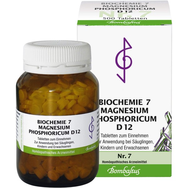 Biochemie 7 Magnesium phosphoricum Bombastus D12 Tbl., 500 St TAB