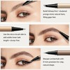 MAANGE Eyeliner with 2 Liquid Brow Set, Ultra-fine Waterproof Black