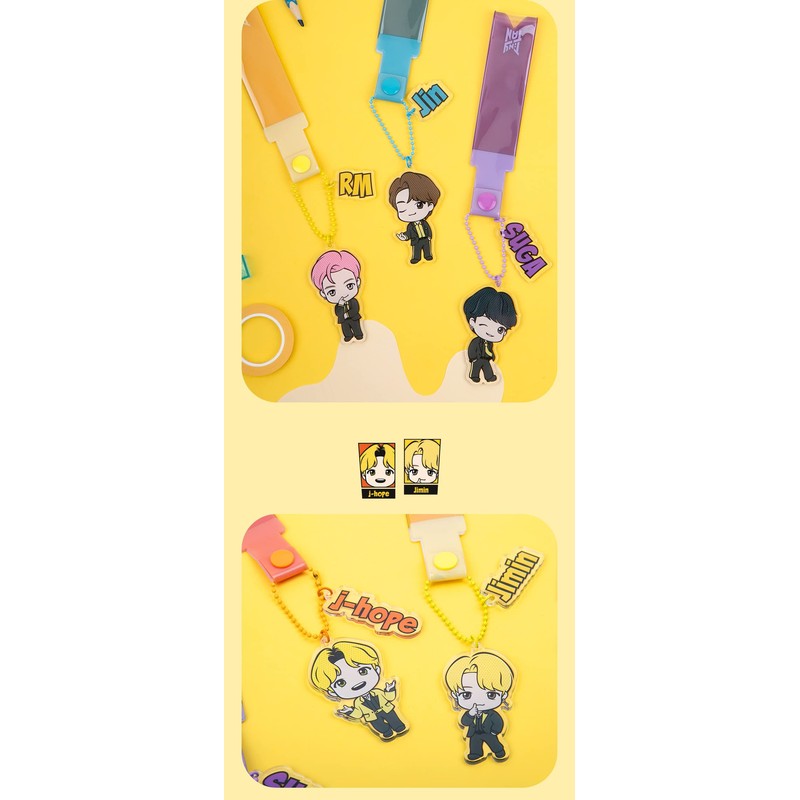 [BIGHIT MUSIC] ROYCHE TinyTAN Butter Acrylic Key Ring (with Strap)