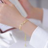 Pulseras para Mujer QWONEKOU,Pulsera Brazalete Tulipanes,BFF Amistad Señoras Pulsera,Regalo de
