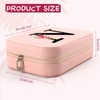 Gift for Women, Small Jewellery Box with Initial Flower, Travel