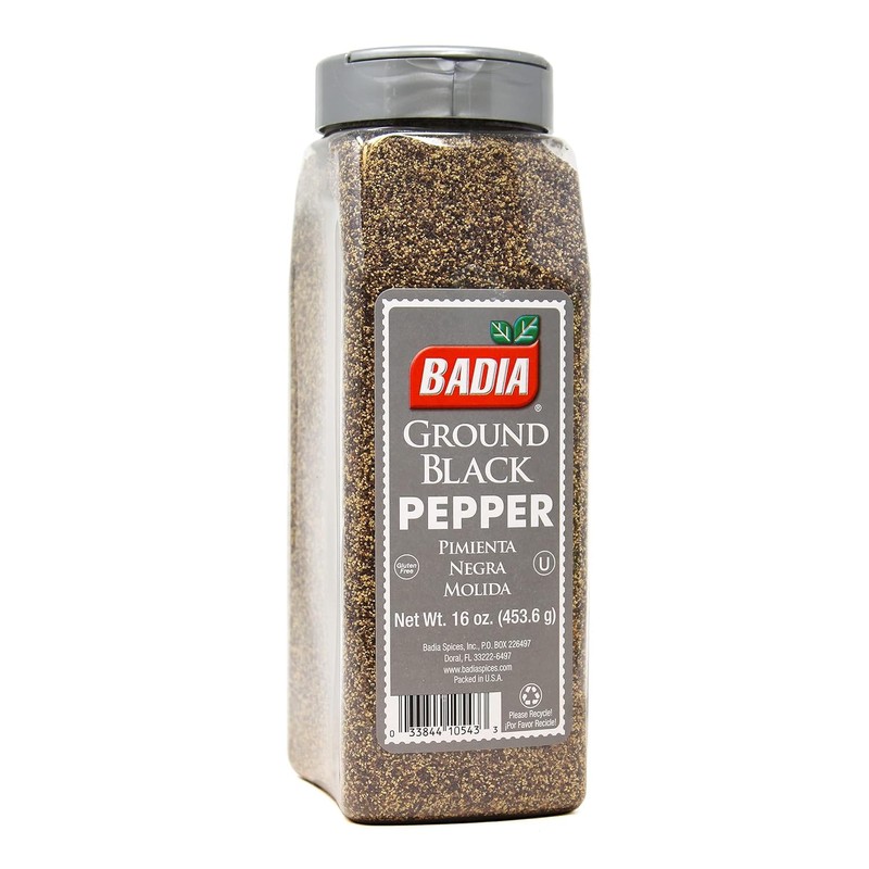 Badia Ground Black Pepper, 16 oz – Pure, Bold &