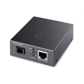 TP-Link TL-FC311B-20 Gigabit RJ-45 Port WDM Media Converter Supports Auto-MDI / MDIX Extend Fiber Distance up to 20km