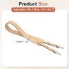 sourcing map PU Leather Purse Strap, 41.7"-45.3" Adjustable Crossbody Replacement