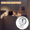 Disco Ball Night Light Plug into Wall, Silver Mirror Night