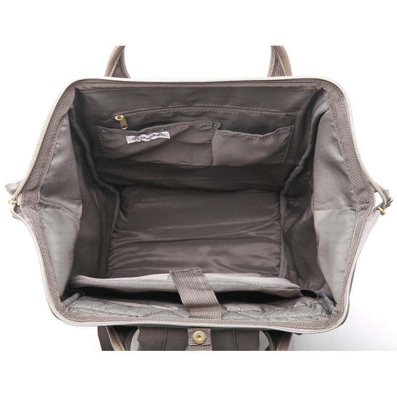 Kah&Kee Leather Backpack for Women and Men 15-inch Laptop Bag