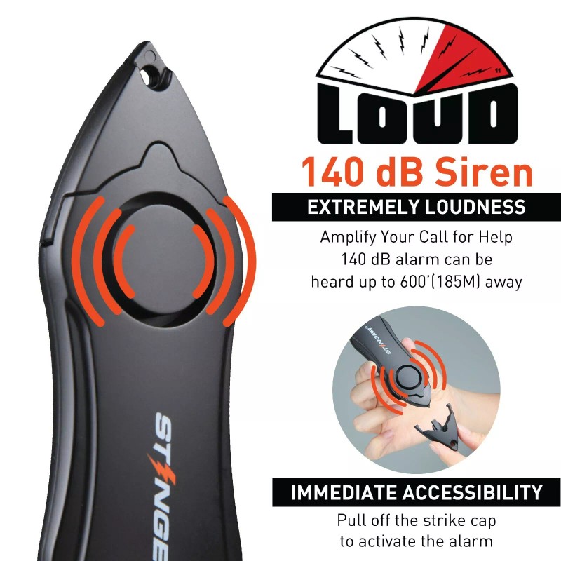 Stinger Personal Security Alarm Emergency Tool, Seat Belt Cutter, Glass