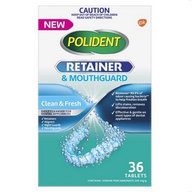 Polident Retainer and Mouthguard Cleanser 36 Tablets