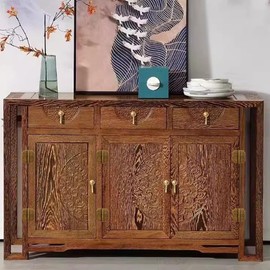 Tiazza 4Pcs Antique Brass Visible Hinges Furniture Cabinet Drawer Double Door Removable Hinges