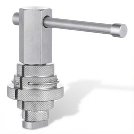 Otoolling 31405 Compatible with Model 342 Internal Wrench with 4-1/2 Internal Pipe Wrench, Silver, Suitable for Securing Wardrobe Drain Pipes, Bathtubs, Washbasins, and Sink Strainers