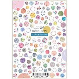 Sha-Nail pro ネイルシール フリッカドット (カラフル)