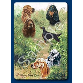 English, Gordon, and Irish Setters Dog Playing Cards Designed by Ruth Maystead (Set-PC)
