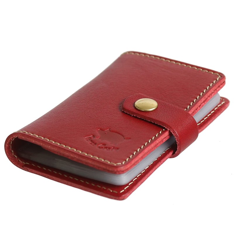 PORCO ROSSO Card Case Slim Genuine Leather Card Holder Leather