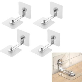 Doyime Fall Prevention Stoppers (Set of 4) Furniture Fall Prevention Goods, Fall Prevention Equipment, Disaster Prevention Goods, No Drilling Required, Super Strong Type, Inconspicuous, Easy