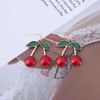 Xduargs Boho Cherry Dangle Earrings Vintage Fruit Cherry Earrings Red