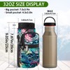 icolor Water Bottle Carrier Bag Holder 25/32/40/64oz,Adjustable Padded Shoulder &