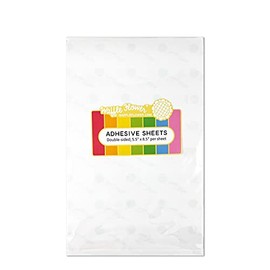 Waffle Flower Adhesive Sheets - Double-Sided Adhesive Sheets are Great for a Mess-Free Glue Application! Easily Cut or die Cut for Custom Shaped Adhesive.