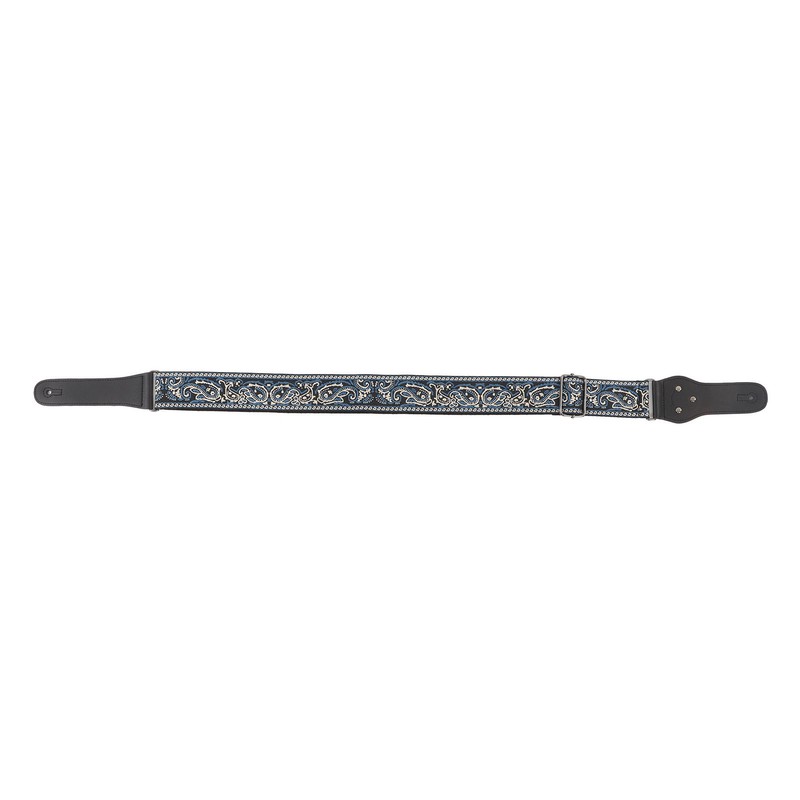 Electric Guitar Strap Adjustable Nylon Embroidered Shoulder Strap with Non
