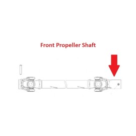 Caltric Front Drive Propeller Shaft Yoke w/ U-joint for Polaris RZR 800 2011 2012 - 2014