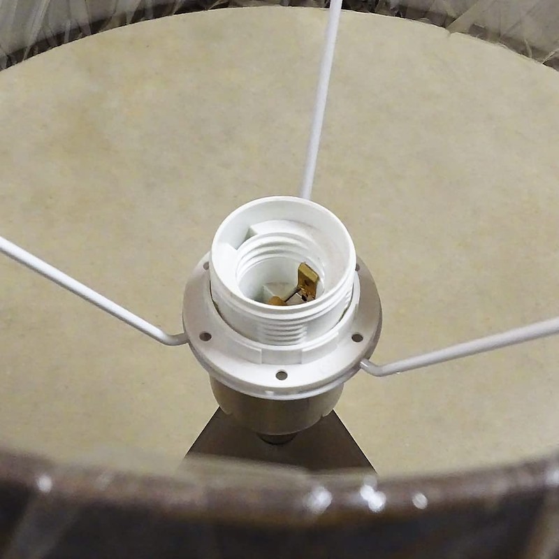 Pack of 3 Screw Rings E27 Plastic Black for Lamp