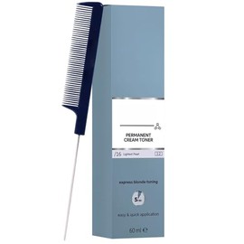 BlondorPlex Lightest Pearl /16 Cream Toner 2 Ounce with Pin Tail Comb