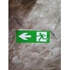 Emergency Exit Sign, Pack of 5, Premium Stickers, 24 cm