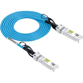 [Blue] 10G SFP+ DAC Cable 7 m (23 ft), Twinax SFP+ Cable for Cisco SFP-H10GB-CU7M, Meraki, Ubiquiti UniFi, D-Link, Supermicro, Netgear, Mikrotik, Open Switches