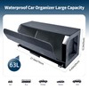 Trunk Organizer for SUV, Leather Collapsible Car Organizers with Magnetic