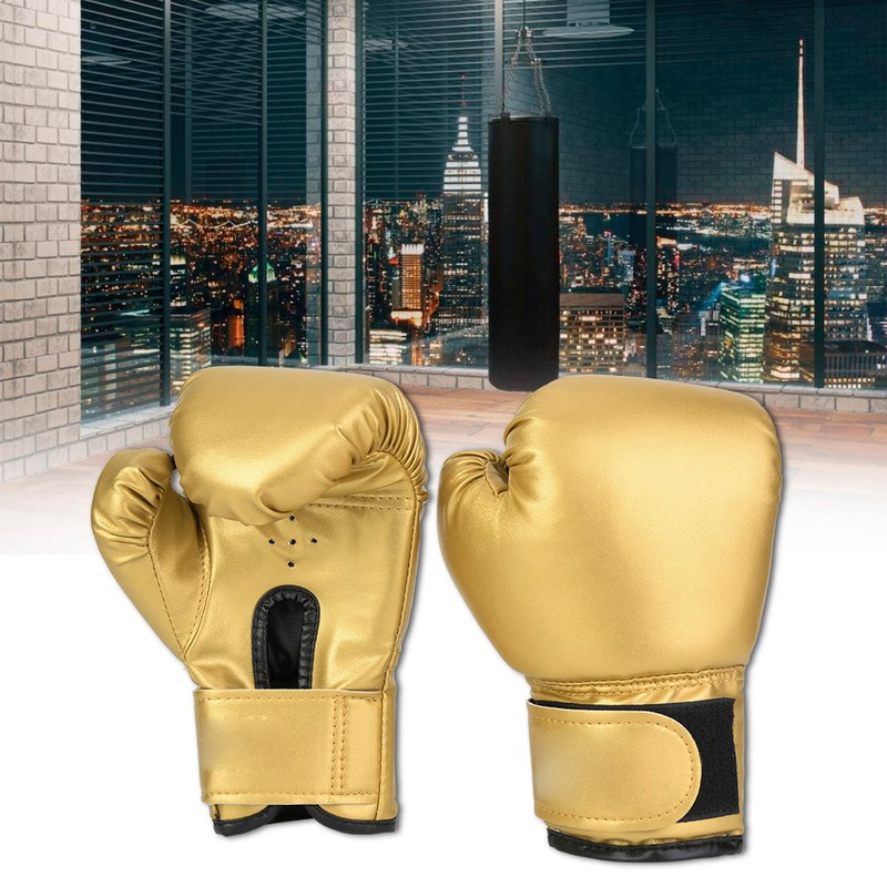 One Pair PU Leather Children Boxing Gloves Kids Sandbag Punching
