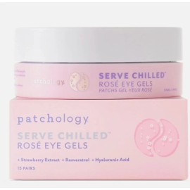 Rare Beauty Brands Inc Patchology Serve Chilled Rosé Eye Gels - Eye Patches for Puffy eyes & Dark Circl