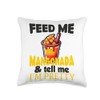 Mangonada Mango Chamoy Mexican Candy Comida Mexicana Mexico Throw Pillow