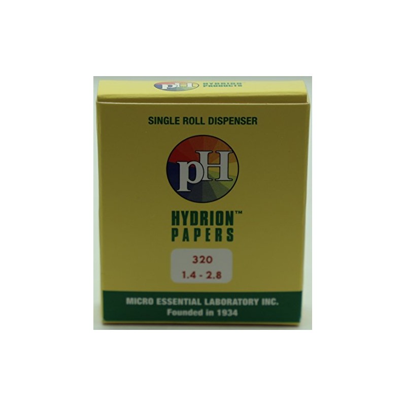 Micro Essential Lab 320 Hydrion Short Range pH Test Paper
