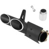 Unbranded 38mm-51mm Dual Outlet Motorcycle Exhaust Muffler Tail Pipe For