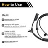 X AUTOHAUX ABS Wheel Speed Sensor ABS Sensor No.BL3Z2C190B/CL3V2C216AB for