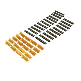 Price Tags Stand with Stand, Floratek 20 Pieces Adjustable Mini Cube Price Tag Display Number Letter Price Tag Stand Block Kit for Jewellery Watch Ring Shop Counter