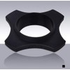 DNHCLL 4 PCS Rubber Microphone Anti-roll, Anti-Fall and Anti-Slip Sleeve