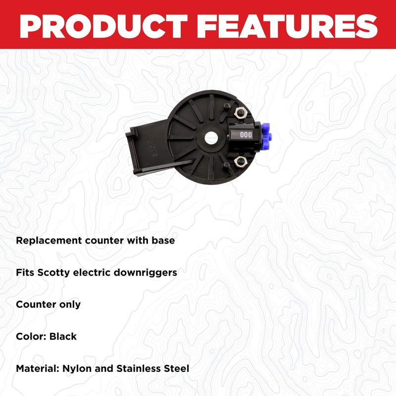 Scotty 1145 Counter ONLY, for Electric Downriggers