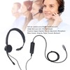 Telephone Headset Noise Canceling Single Ear Comfortable USB C to