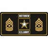U.S. Army Retired Sergeant Major Photo License Plate