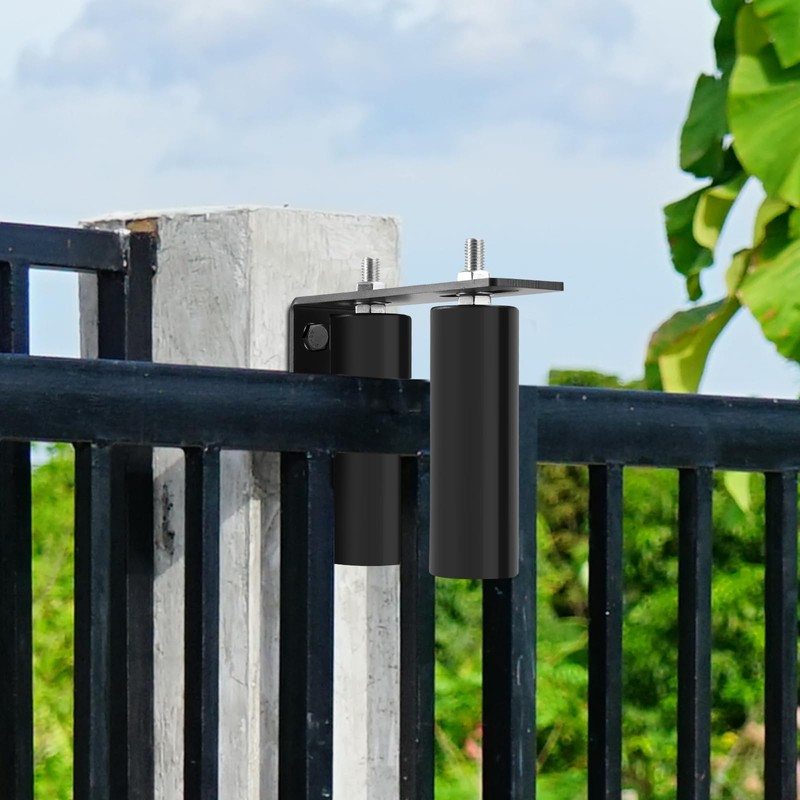 6"Gate Roller Guide,Sliding Gate Hardware with L-Sliding Gate Brackets,Sliding Gate