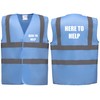 Brook Hi Vis Premium Safety Vest - HERE TO HELP