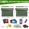 LOJGOAY Fireproof Document Bag - with 5200°F Heat Insulated, Waterproof