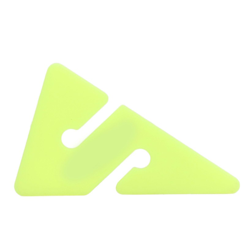 Alomejor Dive Line Marker Triangular Fluorescent Yellow for Cave and