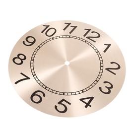 KONTONTY Create Your Own Aluminum DIY Clock Dials Round Roman Numerals Replacement Dials for Wall Clocks