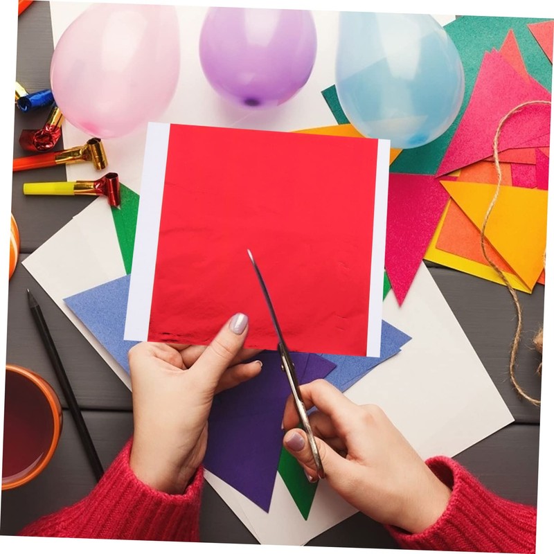 KONTONTY Heat Transfer Foil Sheets 300 Sheets of Craft Foil