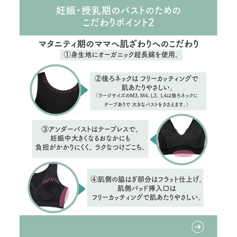 Wacoal MATERNITY MMS165 MMS145 Half-Top, Night-up Bra Dressy, Prenatum and
